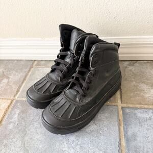 Nike ACG Woodside II Mid Sneakers Black Duck Boots Kids 5.5Y Women 7